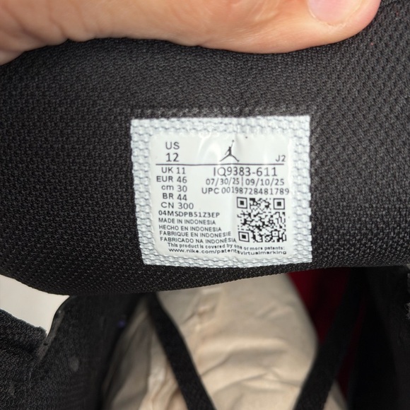 Jordan 1 low SE Infared size 12 - Picture 8 of 8